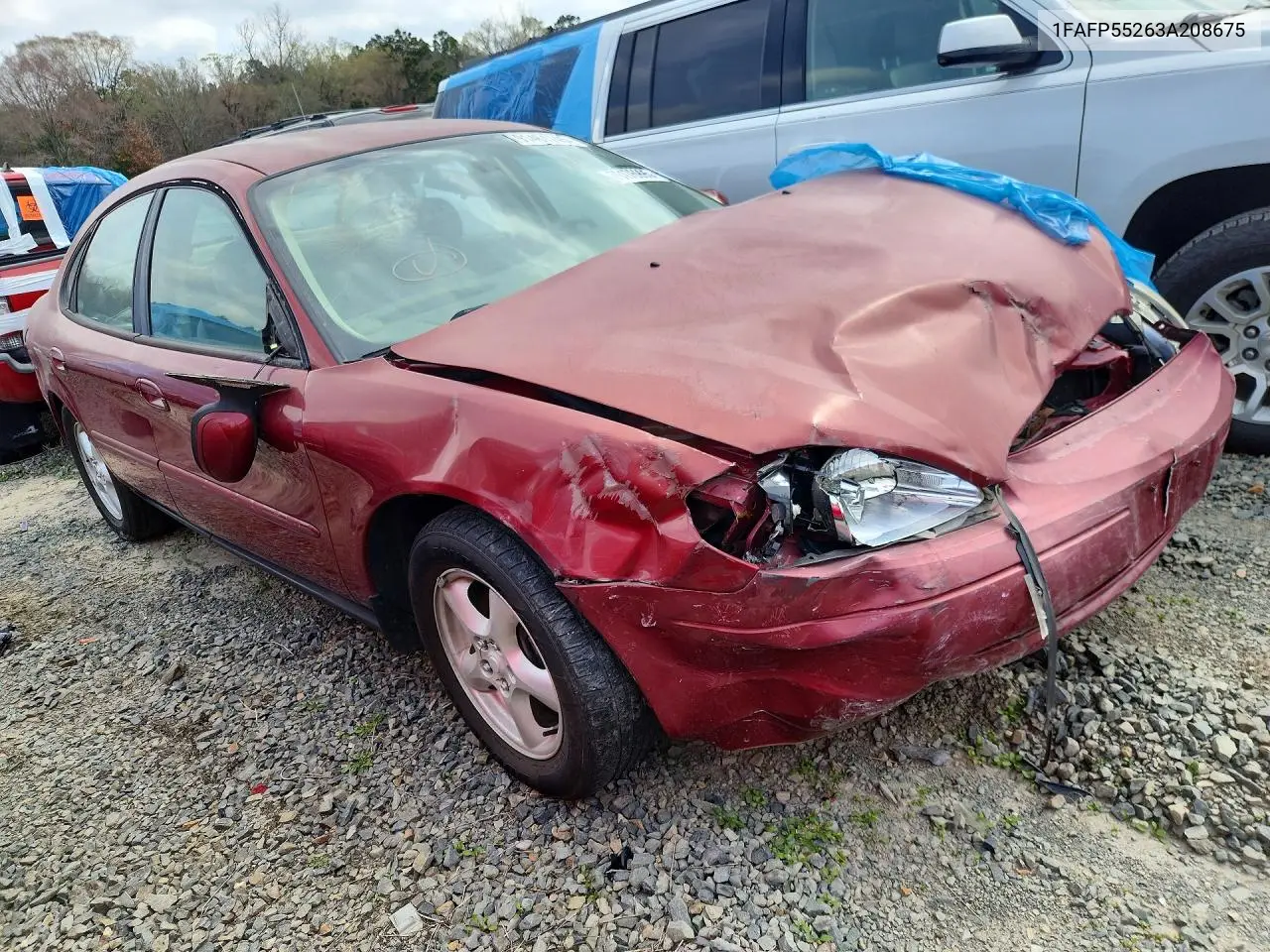 1FAFP55263A208675 2003 Ford Taurus Ses