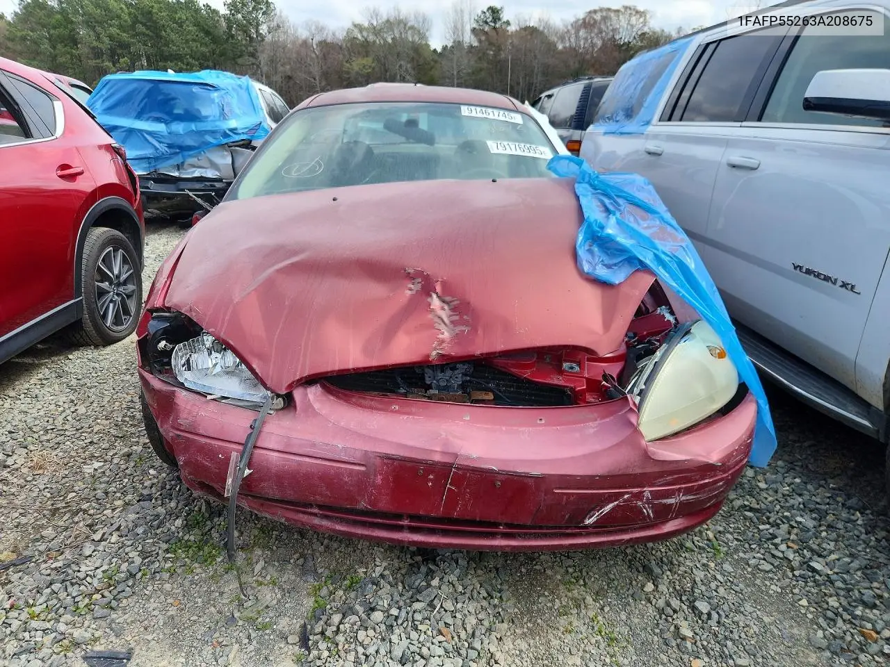 1FAFP55263A208675 2003 Ford Taurus Ses