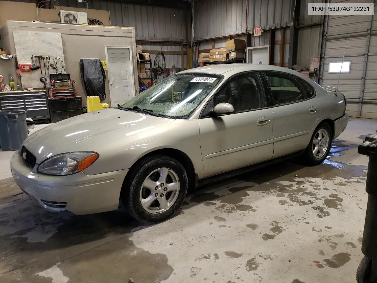 2004 Ford Taurus Se VIN: 1FAFP53U74G122231 Lot: 42904044