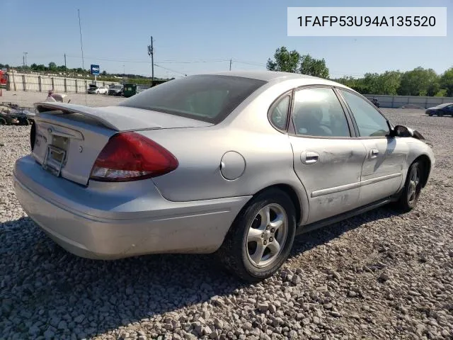 2004 Ford Taurus Se VIN: 1FAFP53U94A135520 Lot: 50068604