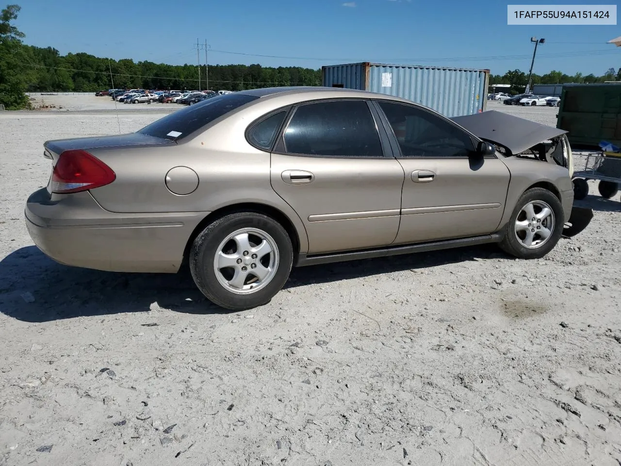 2004 Ford Taurus Ses VIN: 1FAFP55U94A151424 Lot: 50443274