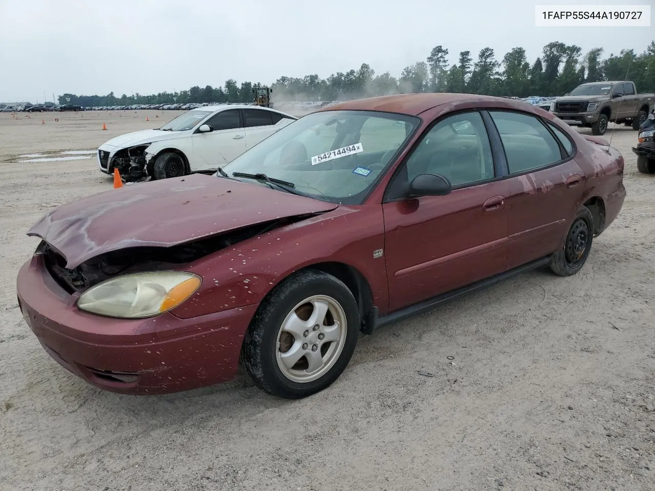 2004 Ford Taurus Ses VIN: 1FAFP55S44A190727 Lot: 54214494