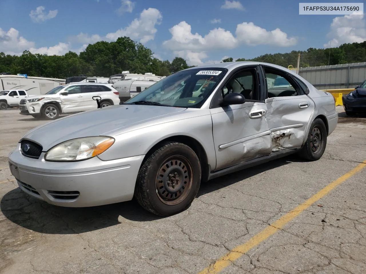 2004 Ford Taurus Se VIN: 1FAFP53U34A175690 Lot: 56305304