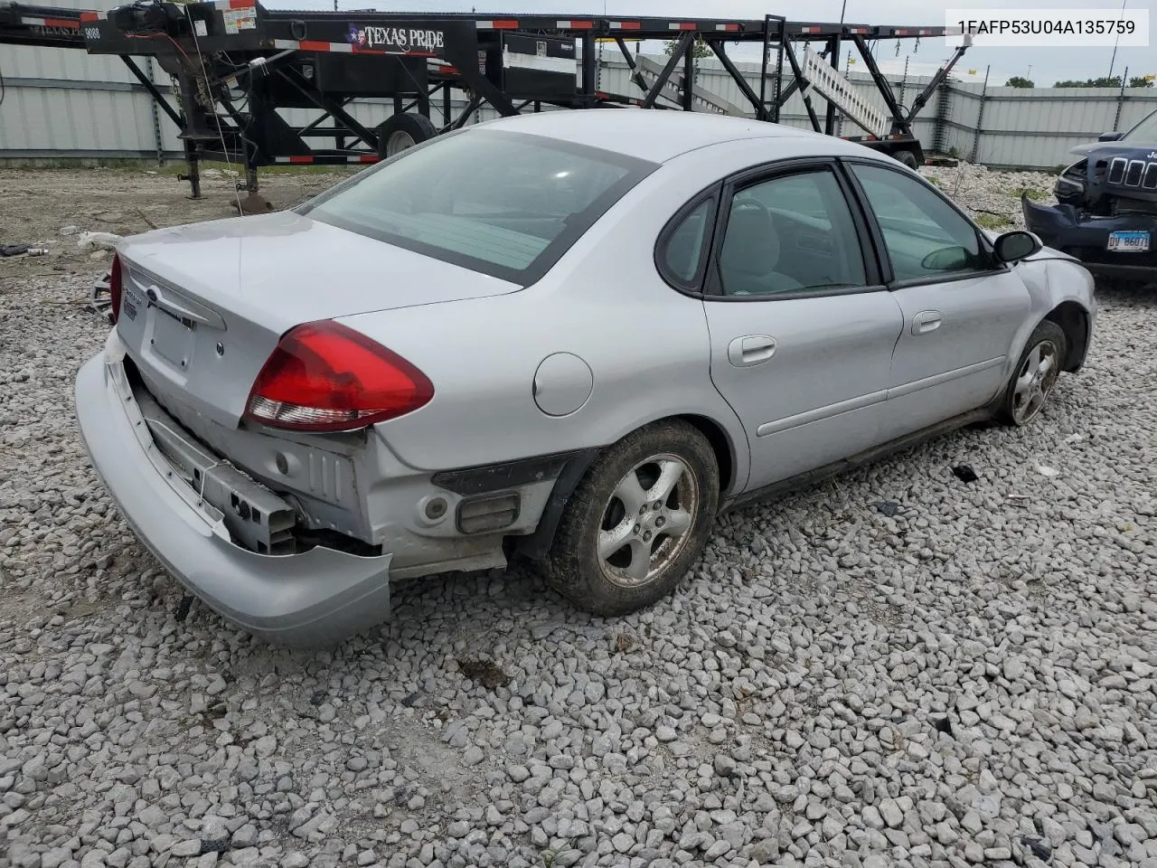 2004 Ford Taurus Se VIN: 1FAFP53U04A135759 Lot: 61473634