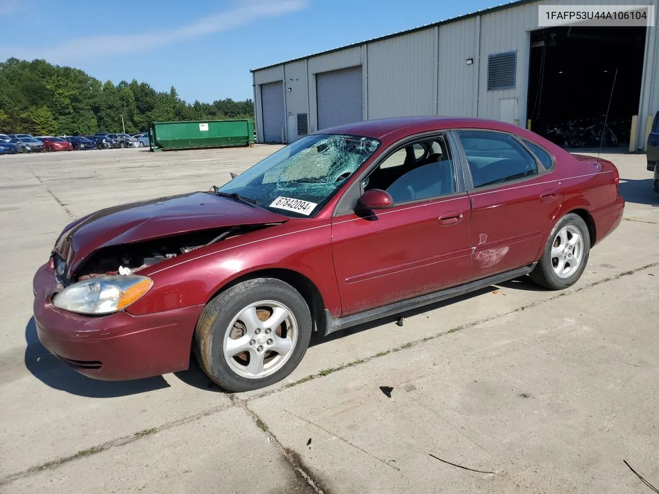 1FAFP53U44A106104 2004 Ford Taurus Se