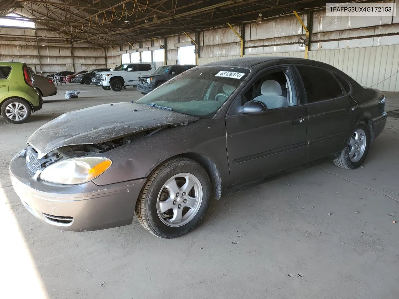 2004 Ford Taurus Se VIN: 1FAFP53UX4G172153 Lot: 68139074