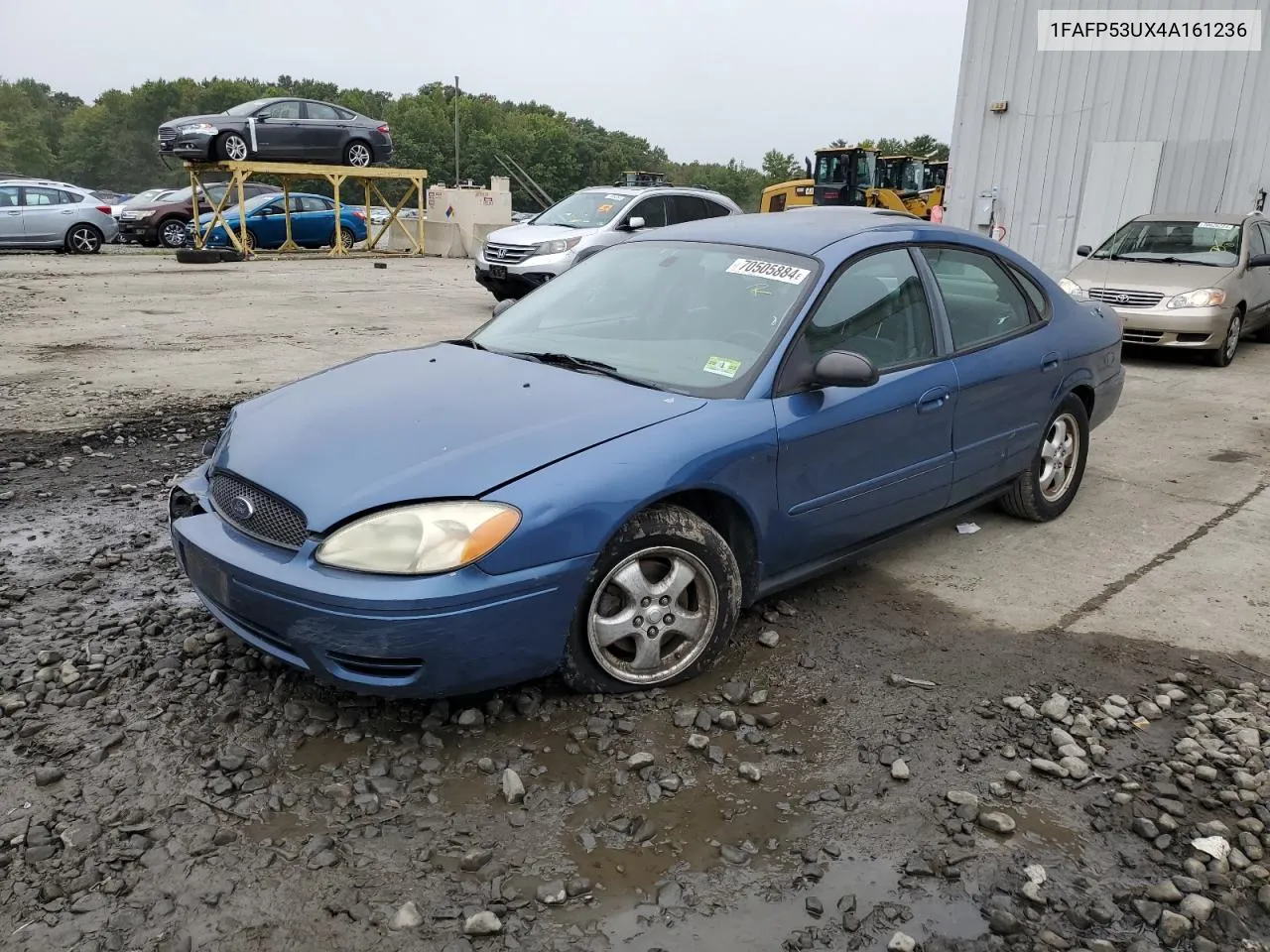 2004 Ford Taurus Se VIN: 1FAFP53UX4A161236 Lot: 70505884