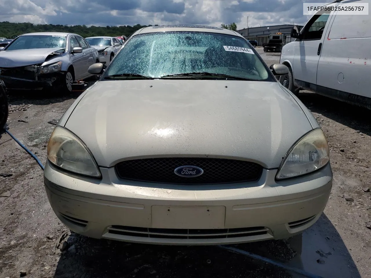 2005 Ford Taurus Sel VIN: 1FAFP56U25A256757 Lot: 54685944