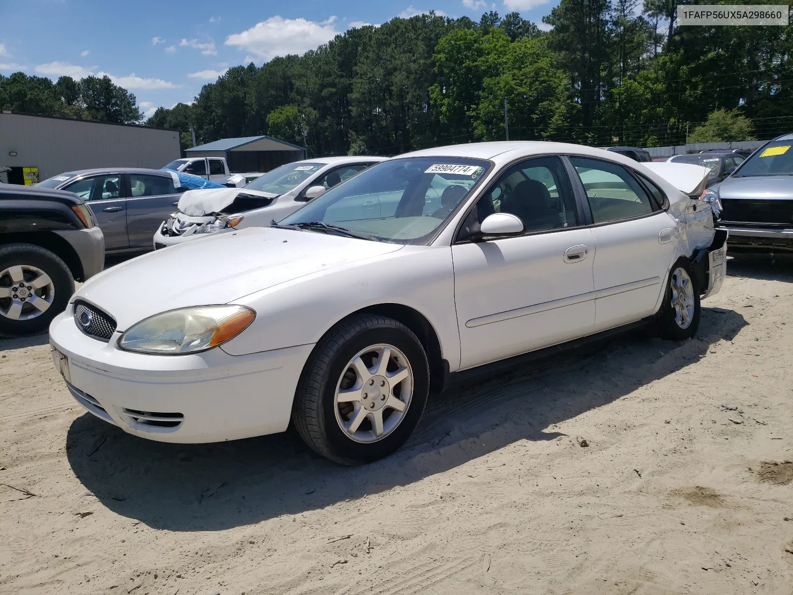 2005 Ford Taurus Sel VIN: 1FAFP56UX5A298660 Lot: 59904774