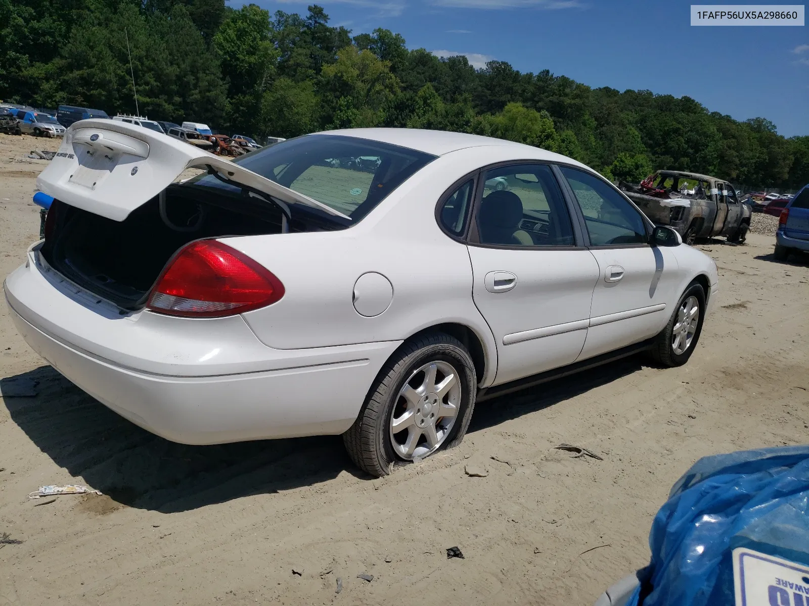 2005 Ford Taurus Sel VIN: 1FAFP56UX5A298660 Lot: 59904774