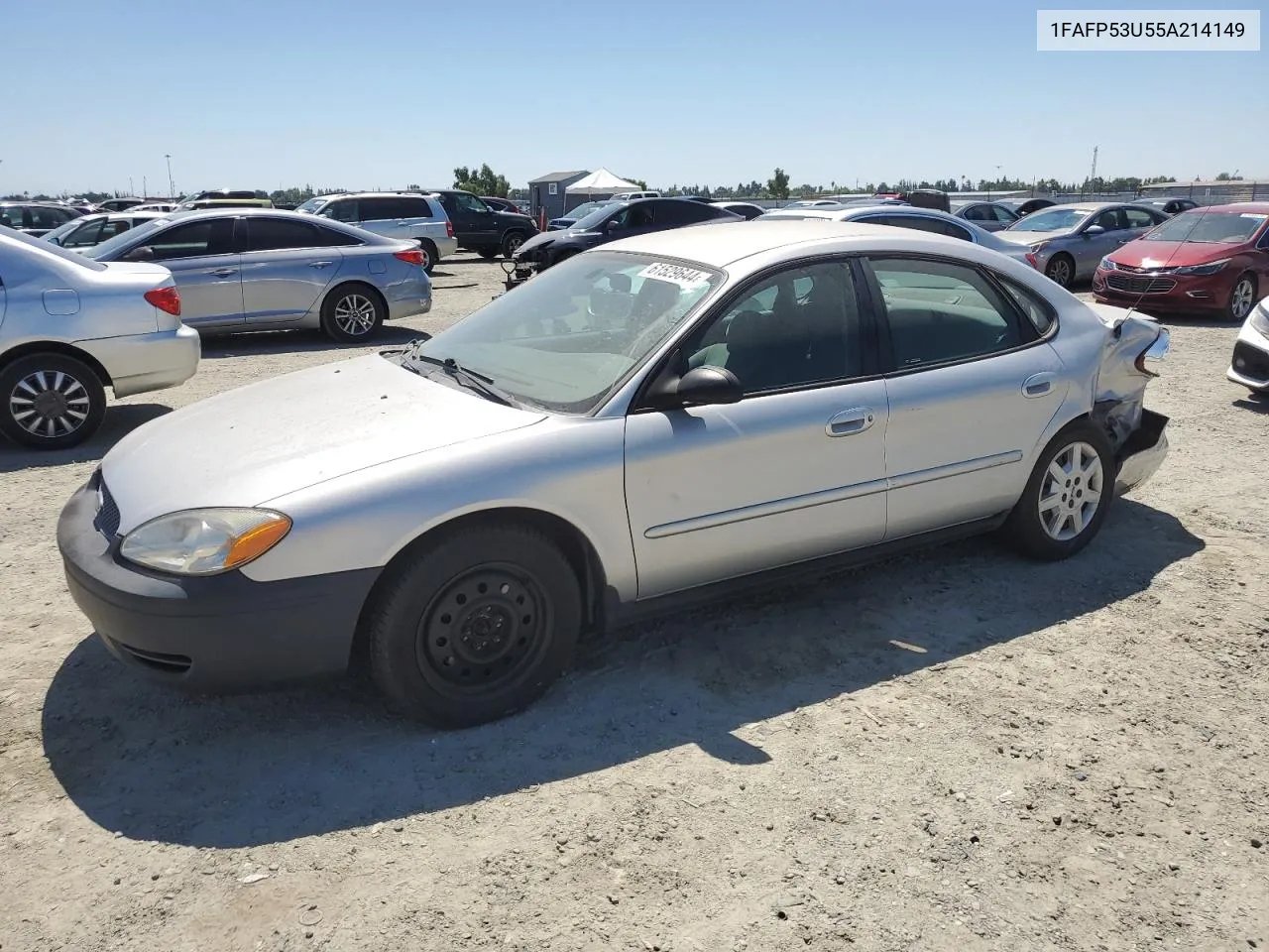 2005 Ford Taurus Se VIN: 1FAFP53U55A214149 Lot: 61529644