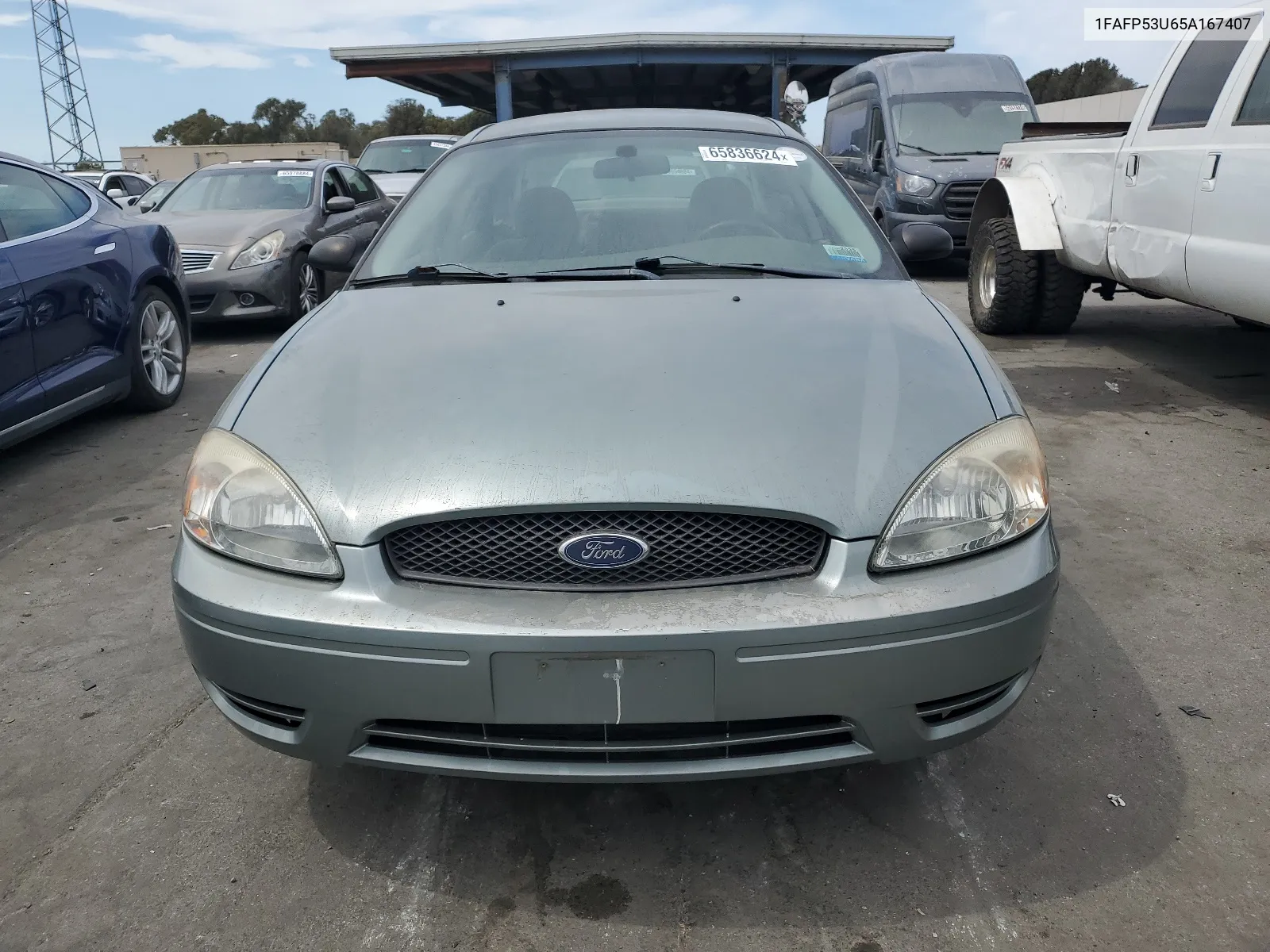 2005 Ford Taurus Se VIN: 1FAFP53U65A167407 Lot: 65836624