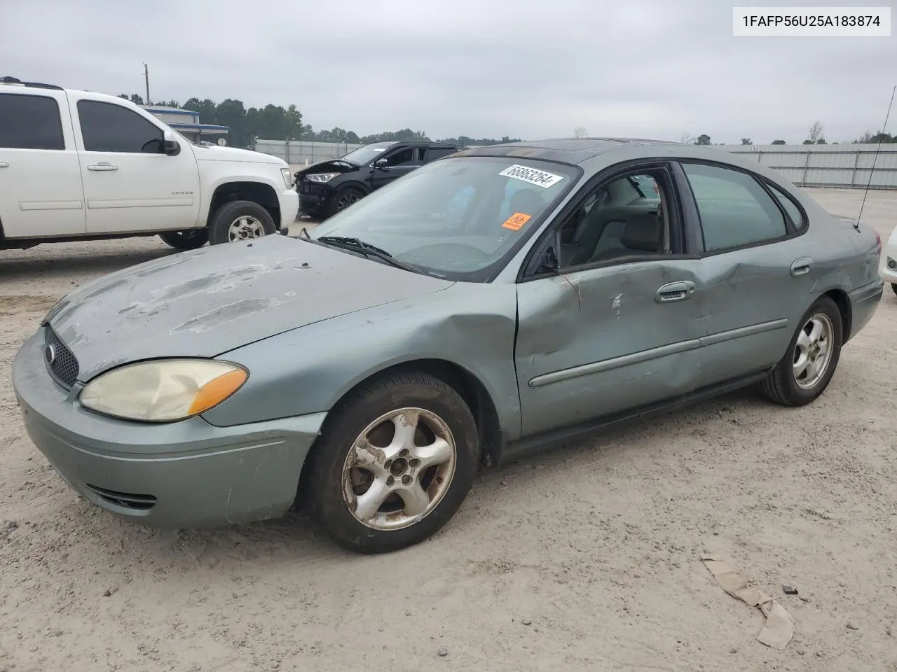 2005 Ford Taurus Sel VIN: 1FAFP56U25A183874 Lot: 66863264