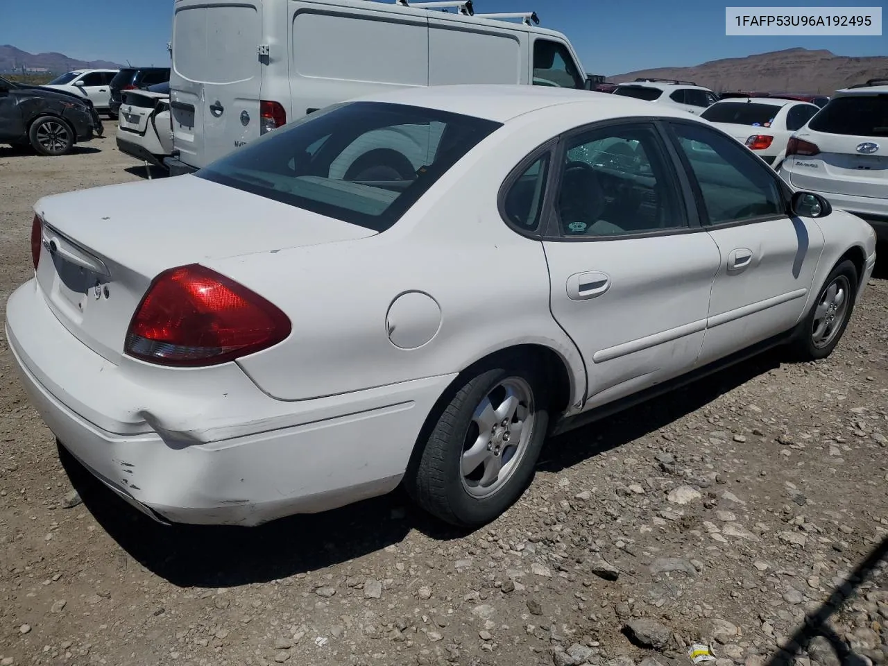 2006 Ford Taurus Se VIN: 1FAFP53U96A192495 Lot: 53567344