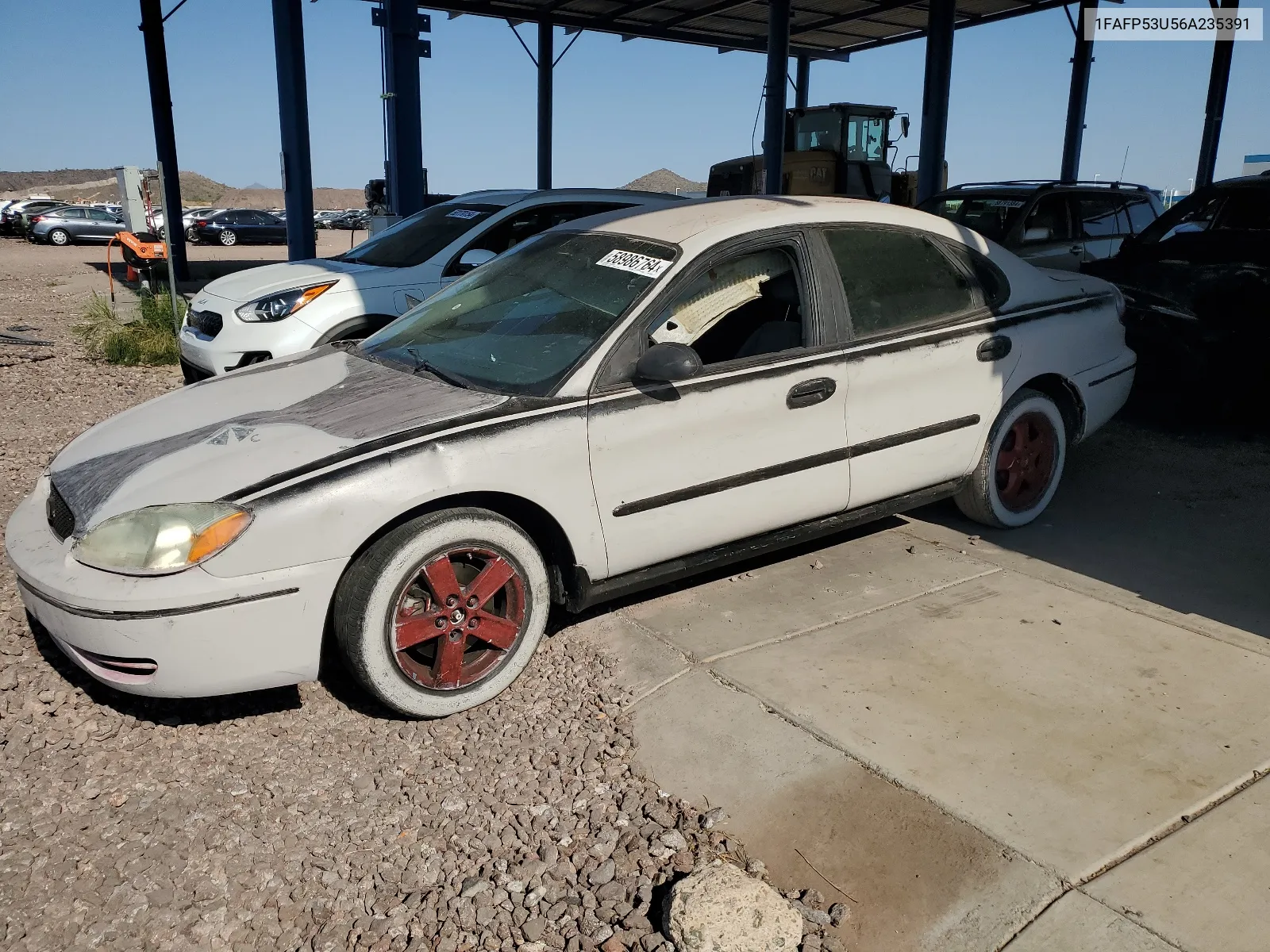 2006 Ford Taurus Se VIN: 1FAFP53U56A235391 Lot: 58986764