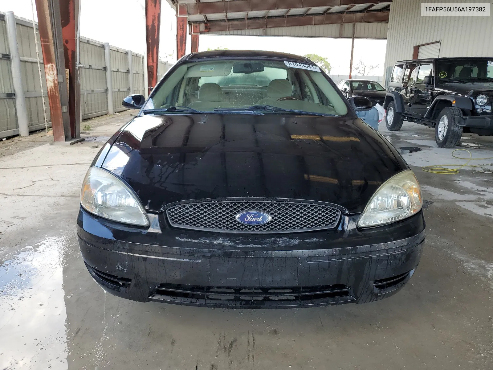 2006 Ford Taurus Sel VIN: 1FAFP56U56A197382 Lot: 61043664