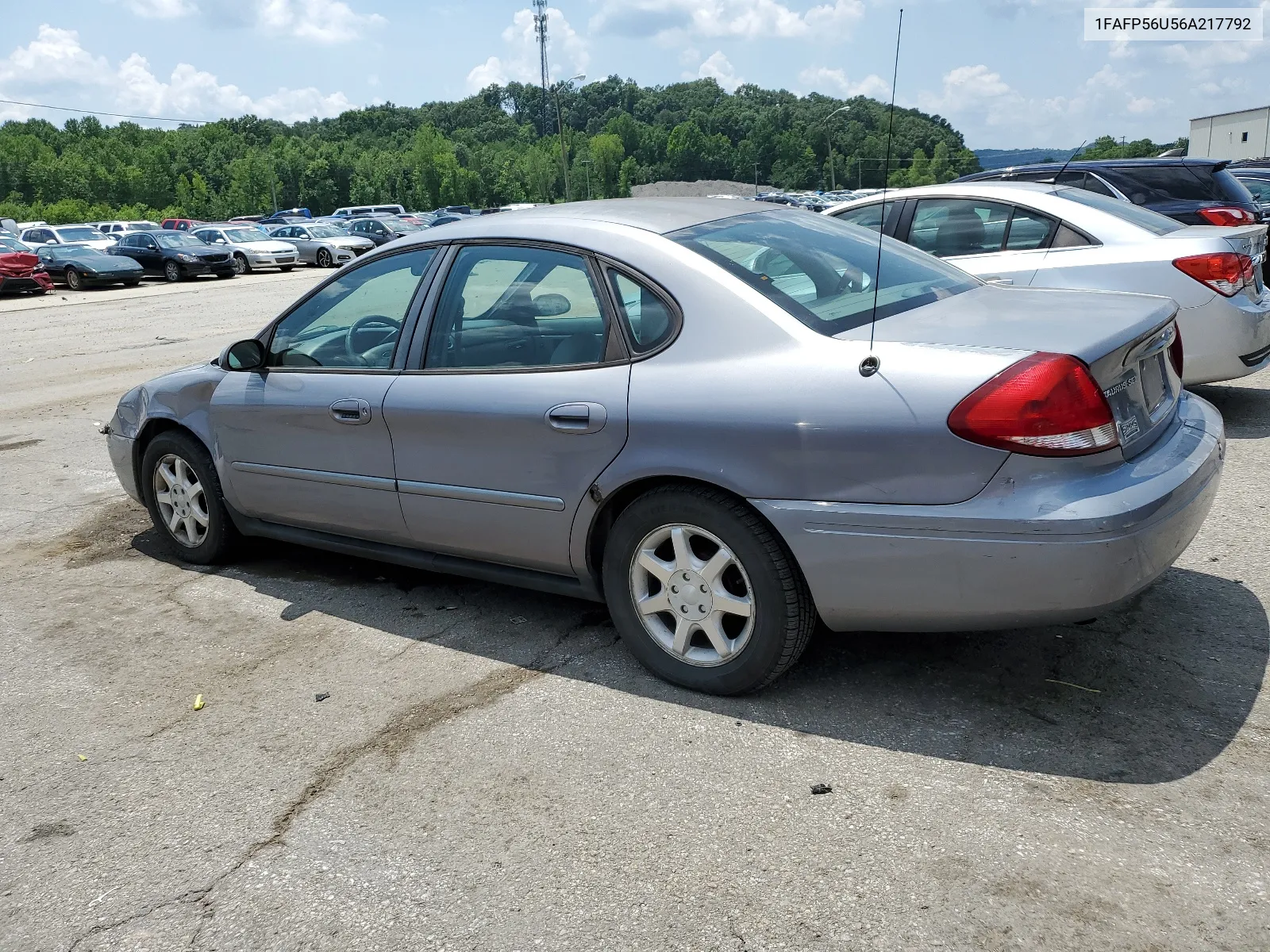 2006 Ford Taurus Sel VIN: 1FAFP56U56A217792 Lot: 62668084