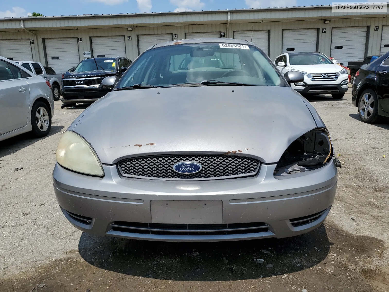 2006 Ford Taurus Sel VIN: 1FAFP56U56A217792 Lot: 62668084