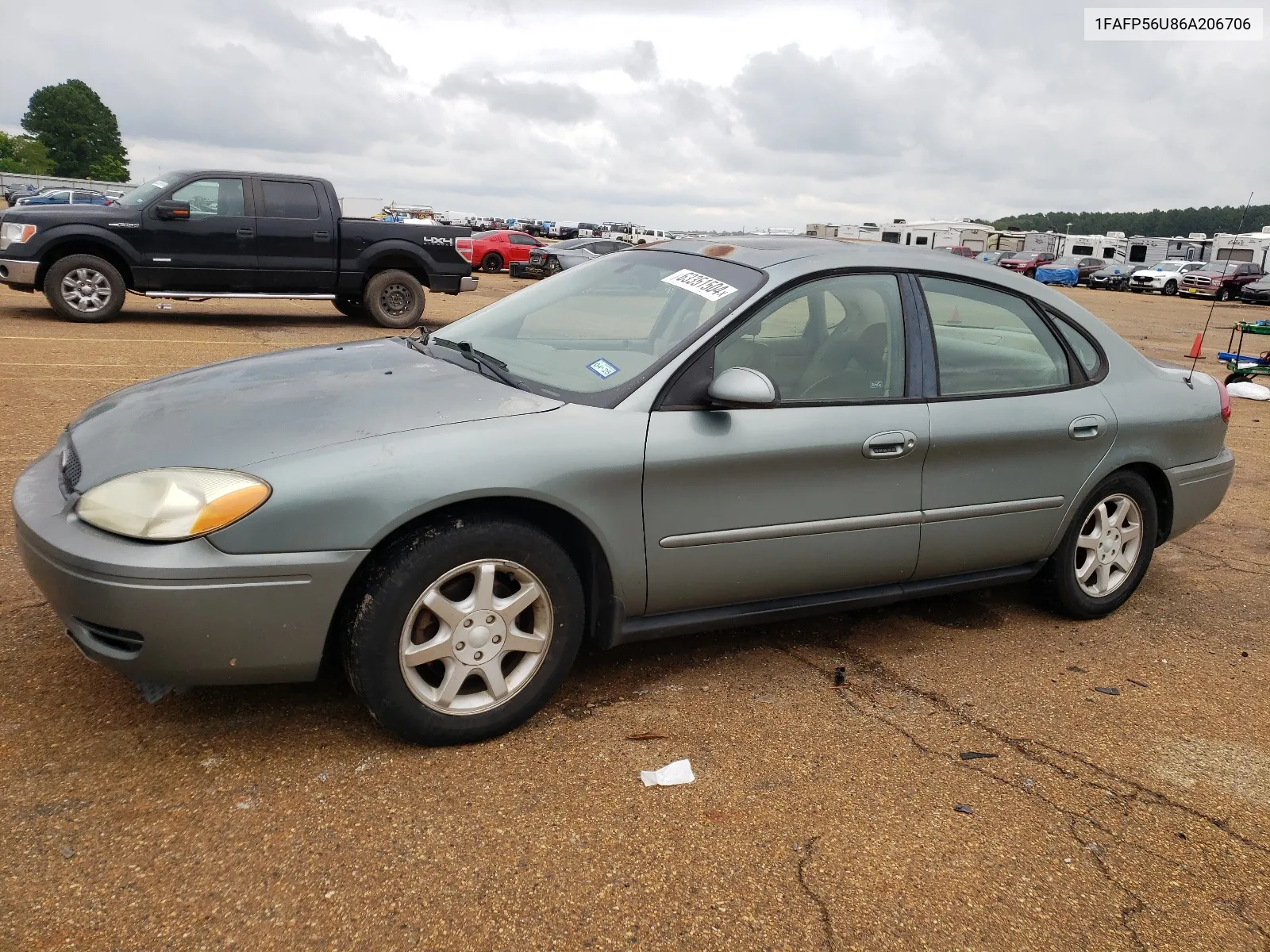 2006 Ford Taurus Sel VIN: 1FAFP56U86A206706 Lot: 63351504