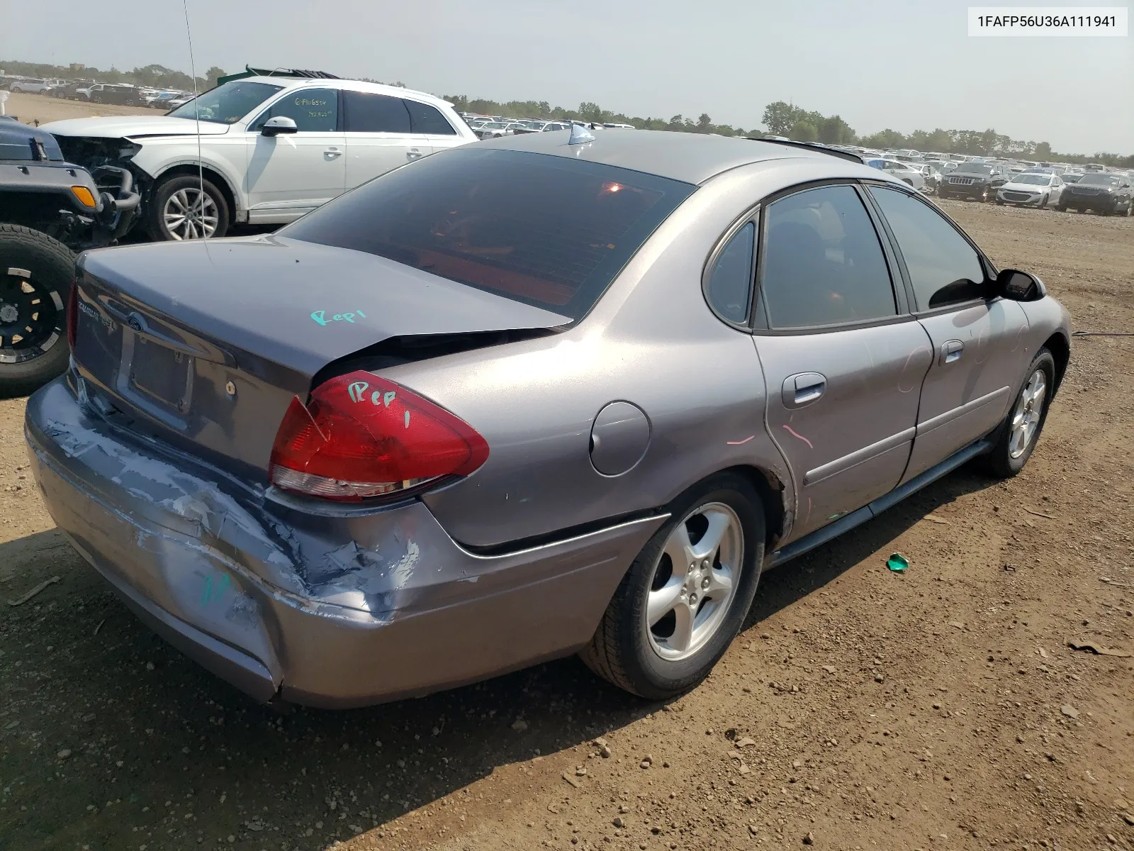 2006 Ford Taurus Sel VIN: 1FAFP56U36A111941 Lot: 64684654