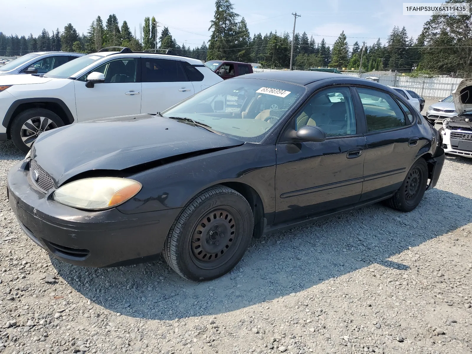 2006 Ford Taurus Se VIN: 1FAHP53UX6A119435 Lot: 65766994