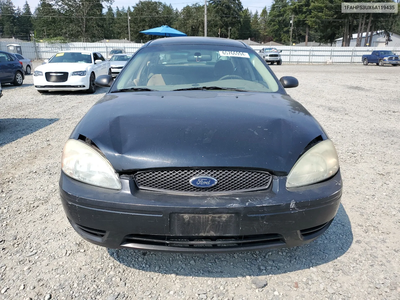 2006 Ford Taurus Se VIN: 1FAHP53UX6A119435 Lot: 65766994