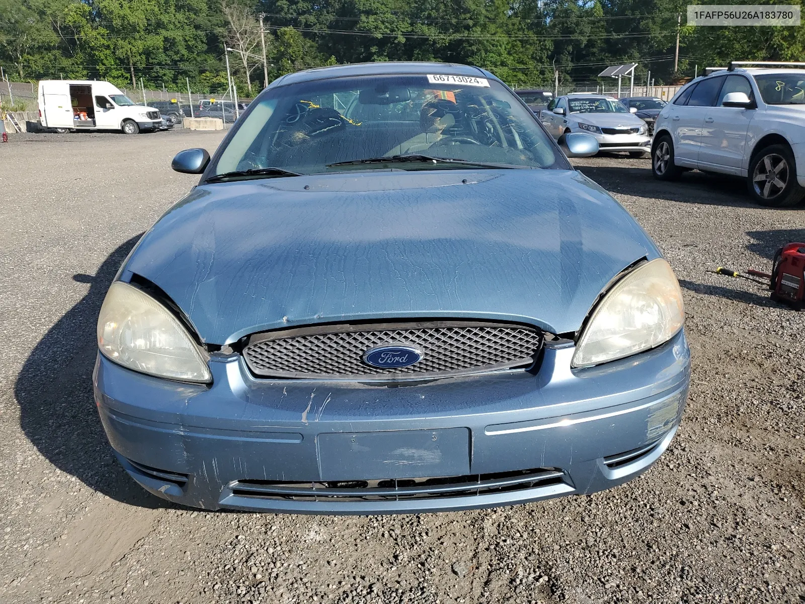 2006 Ford Taurus Sel VIN: 1FAFP56U26A183780 Lot: 66713024