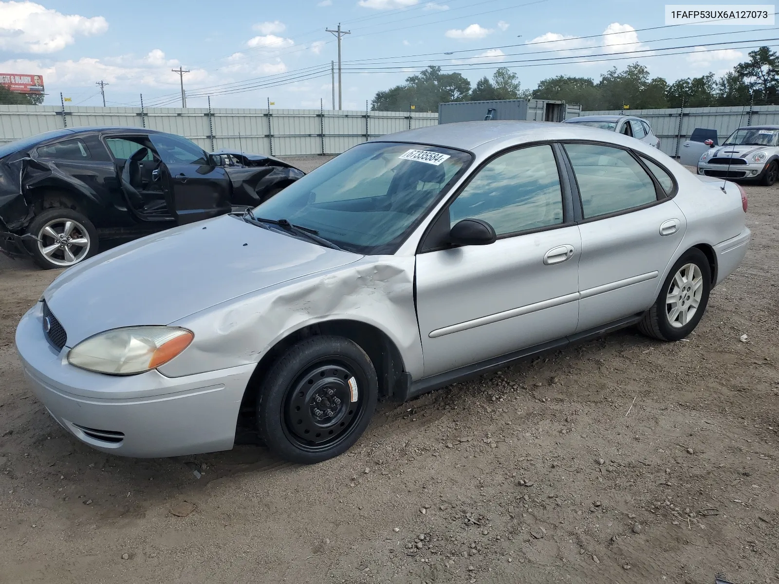 2006 Ford Taurus Se VIN: 1FAFP53UX6A127073 Lot: 67335584