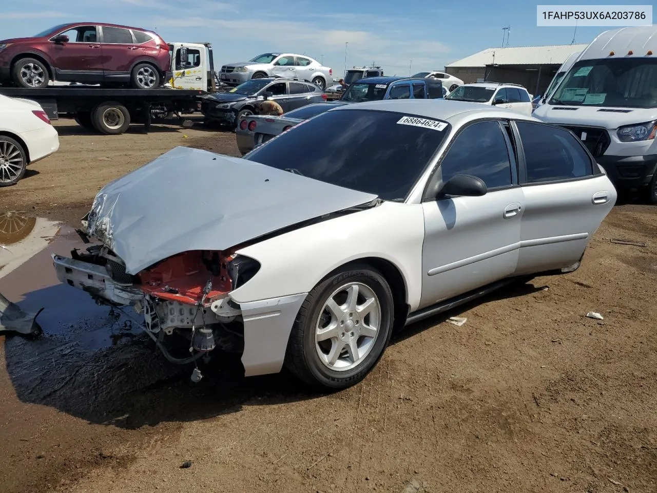 1FAHP53UX6A203786 2006 Ford Taurus Se