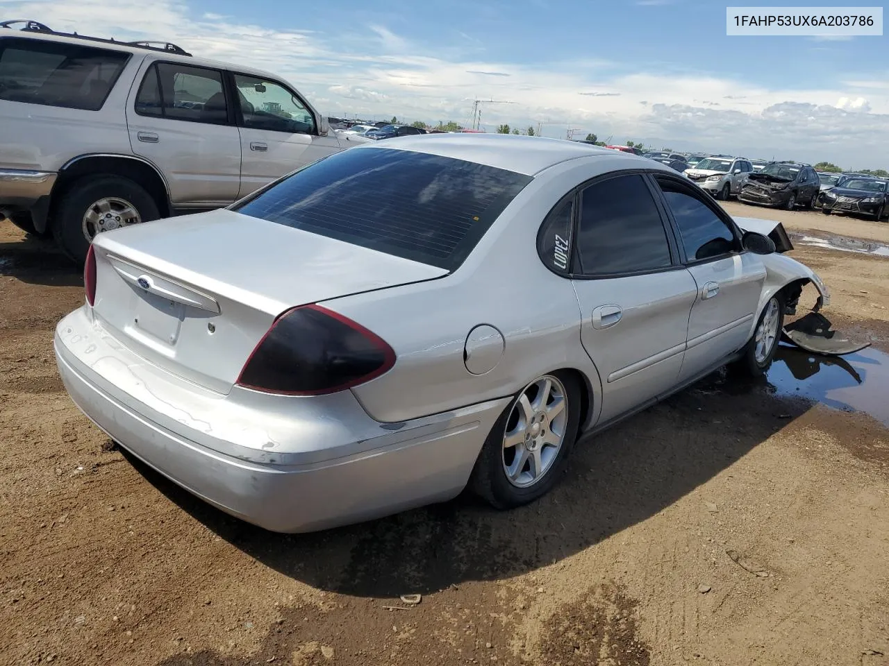 2006 Ford Taurus Se VIN: 1FAHP53UX6A203786 Lot: 68864624