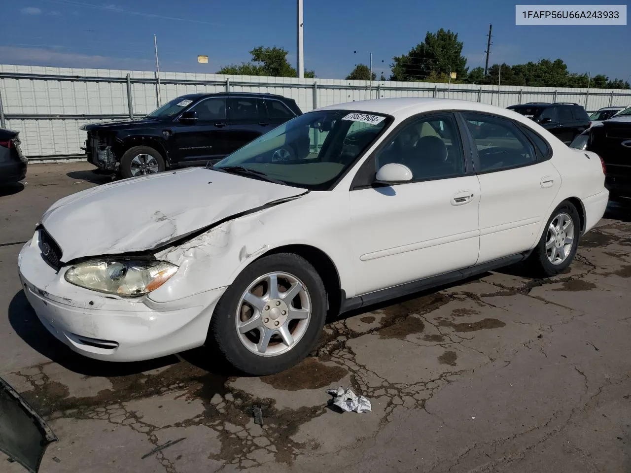 2006 Ford Taurus Sel VIN: 1FAFP56U66A243933 Lot: 70527604