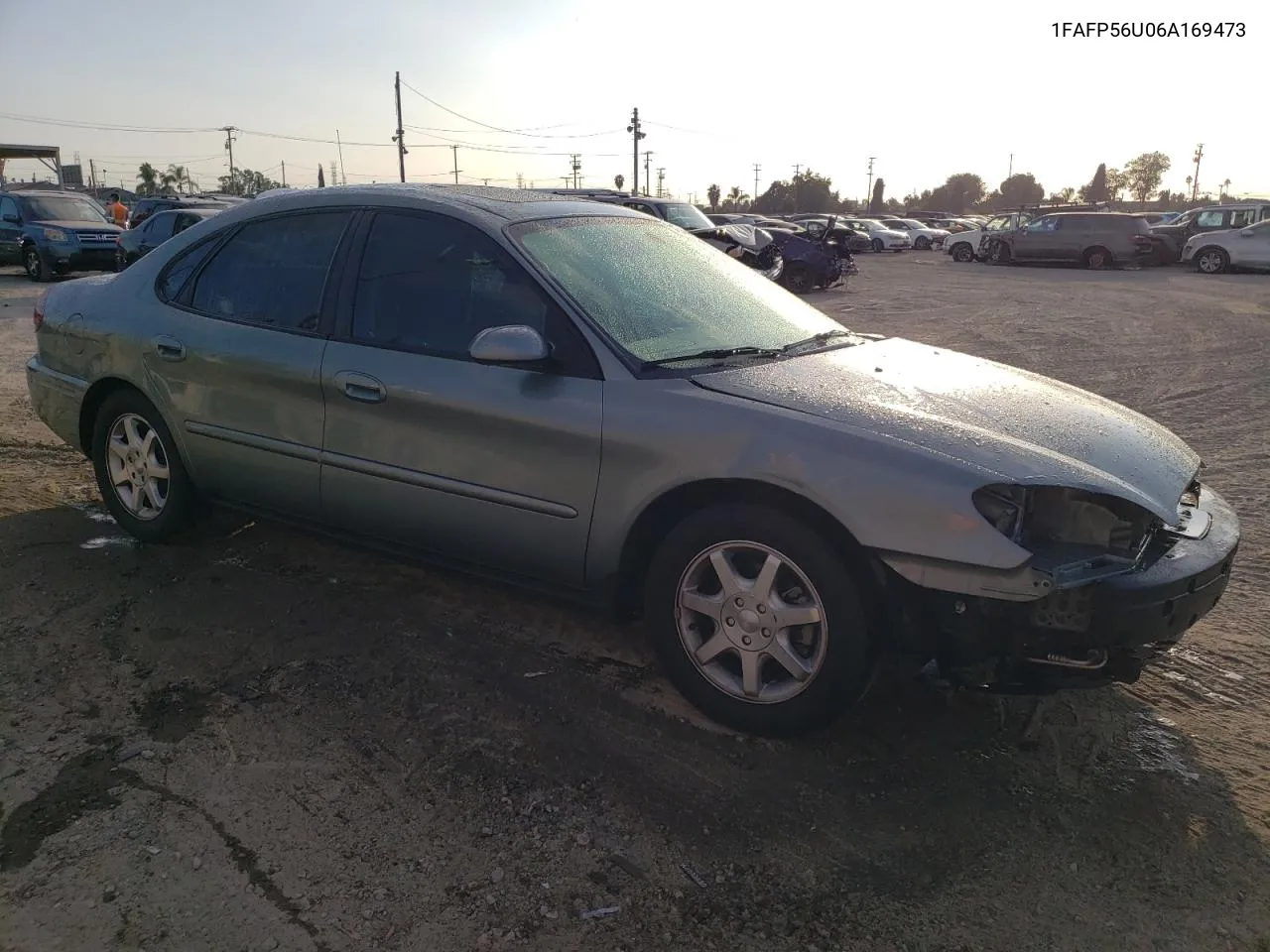 2006 Ford Taurus Sel VIN: 1FAFP56U06A169473 Lot: 73227873