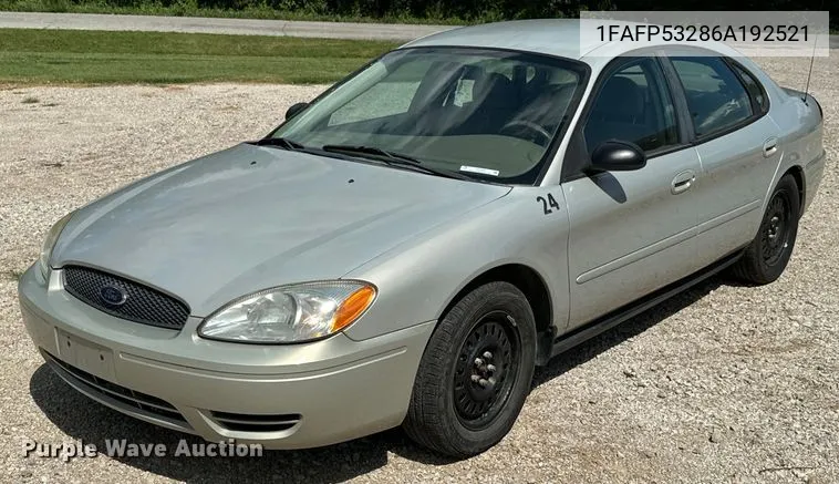 1FAFP53286A192521 2006 Ford Taurus