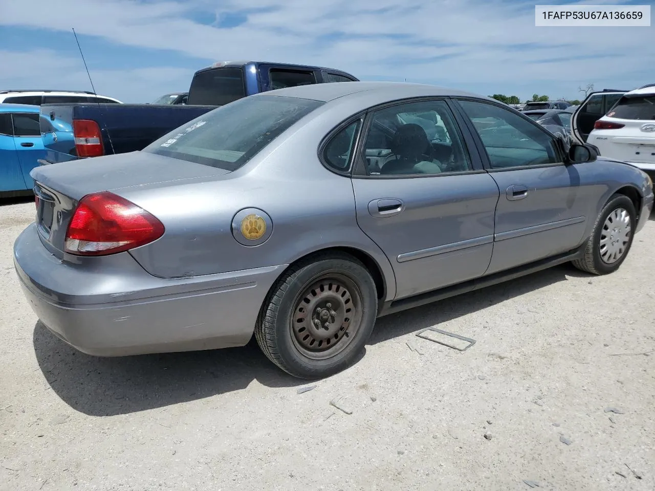 2007 Ford Taurus Se VIN: 1FAFP53U67A136659 Lot: 49637534