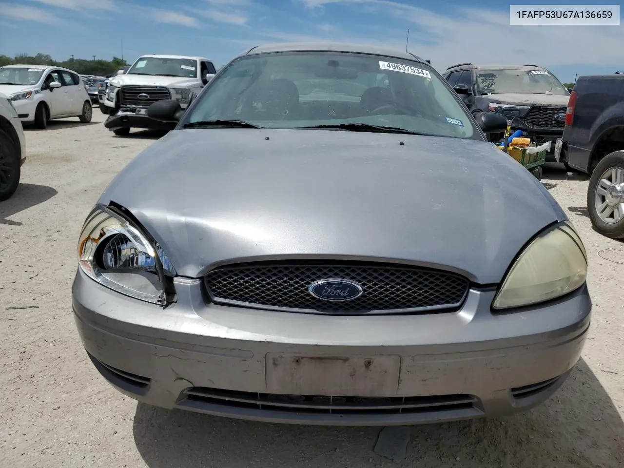 2007 Ford Taurus Se VIN: 1FAFP53U67A136659 Lot: 49637534