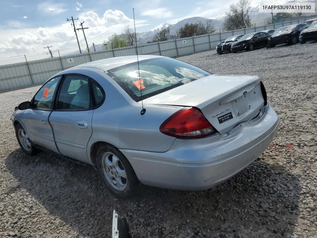 2007 Ford Taurus Se VIN: 1FAFP53U97A119130 Lot: 50802034