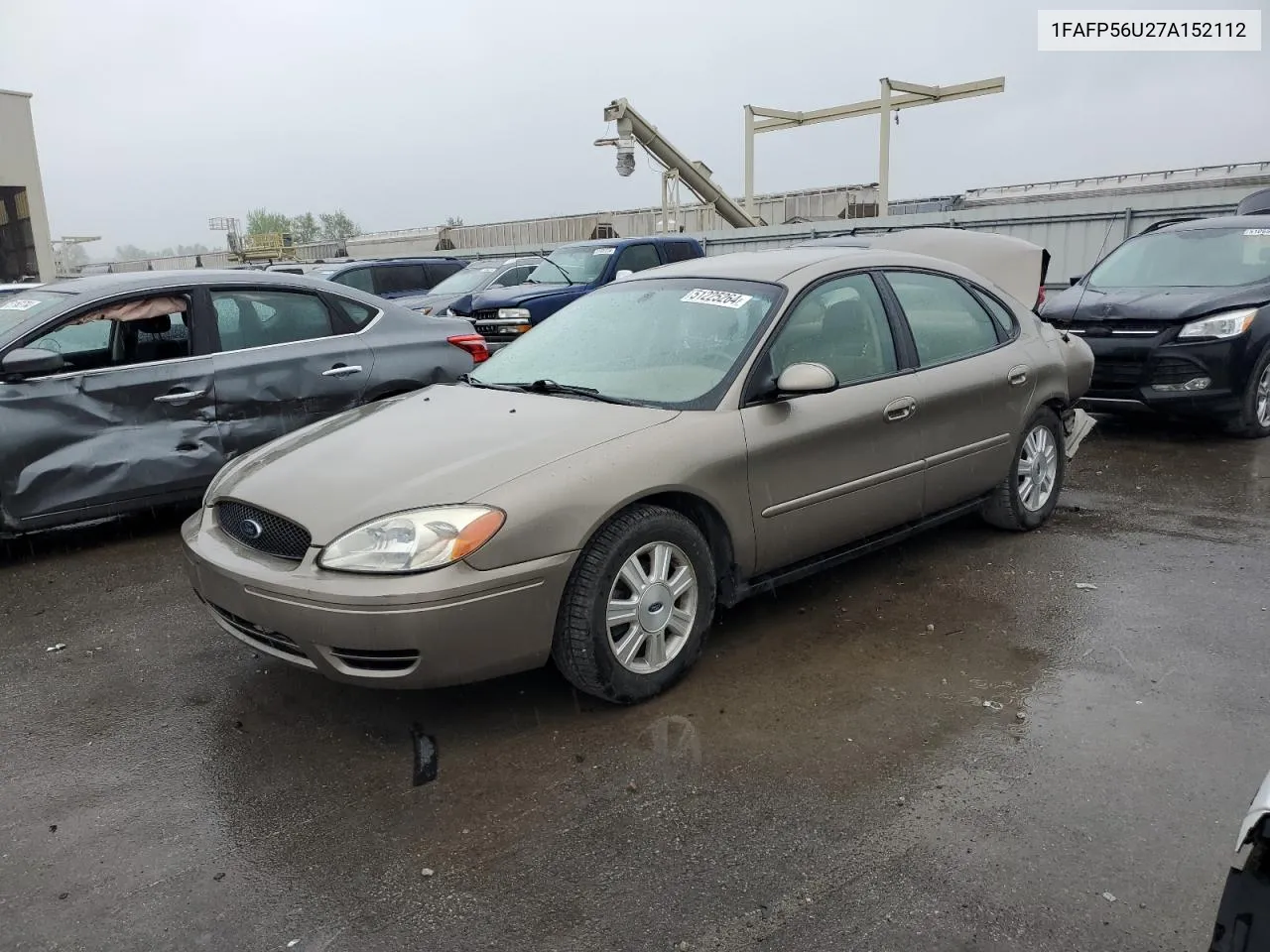 2007 Ford Taurus Sel VIN: 1FAFP56U27A152112 Lot: 51225264