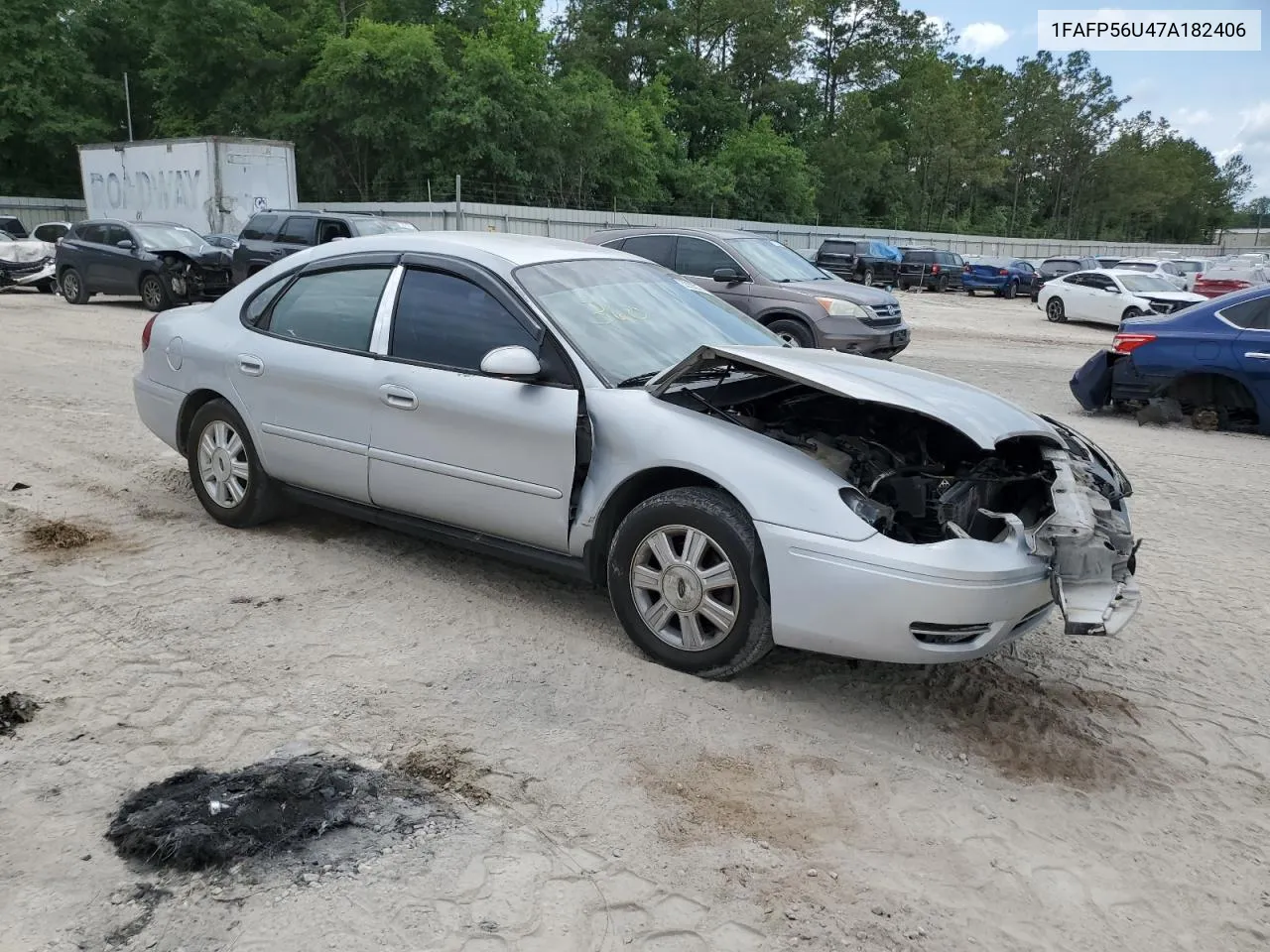 2007 Ford Taurus Sel VIN: 1FAFP56U47A182406 Lot: 53390174