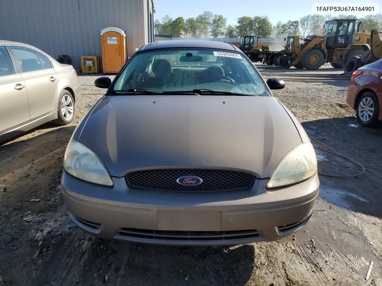 2007 Ford Taurus Se VIN: 1FAFP53U67A164901 Lot: 53393404