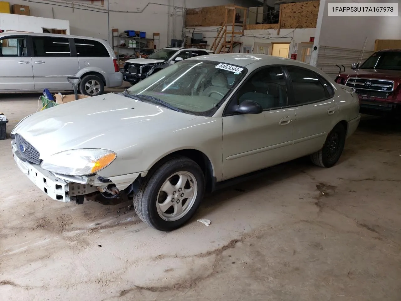 2007 Ford Taurus Se VIN: 1FAFP53U17A167978 Lot: 54624544