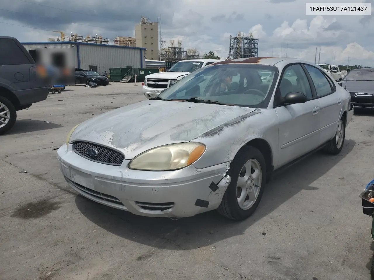 2007 Ford Taurus Se VIN: 1FAFP53U17A121437 Lot: 61504634