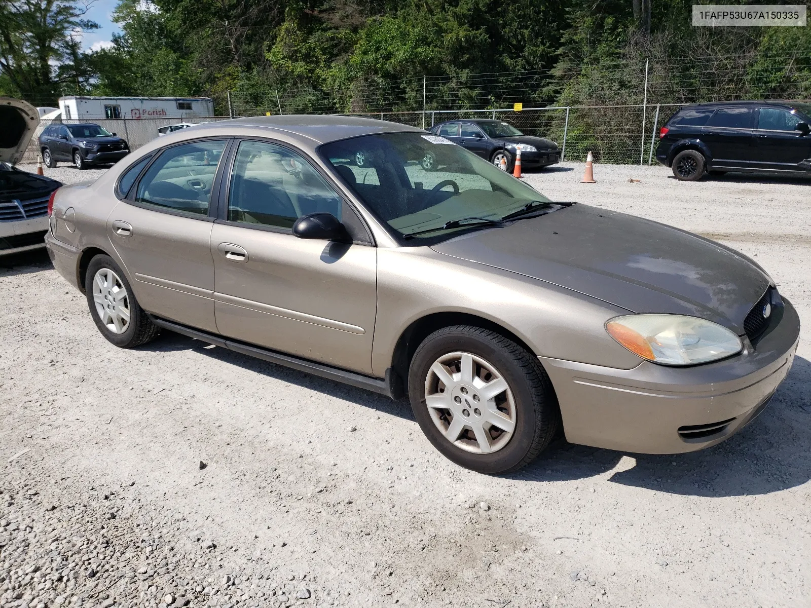 2007 Ford Taurus Se VIN: 1FAFP53U67A150335 Lot: 63900474