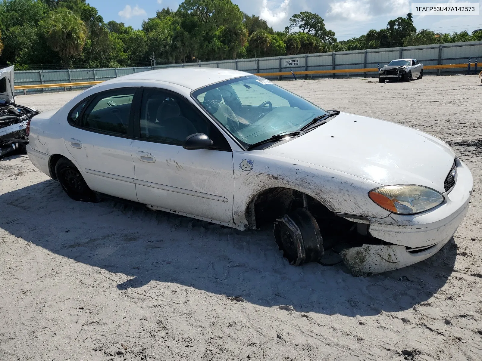 2007 Ford Taurus Se VIN: 1FAFP53U47A142573 Lot: 65277344