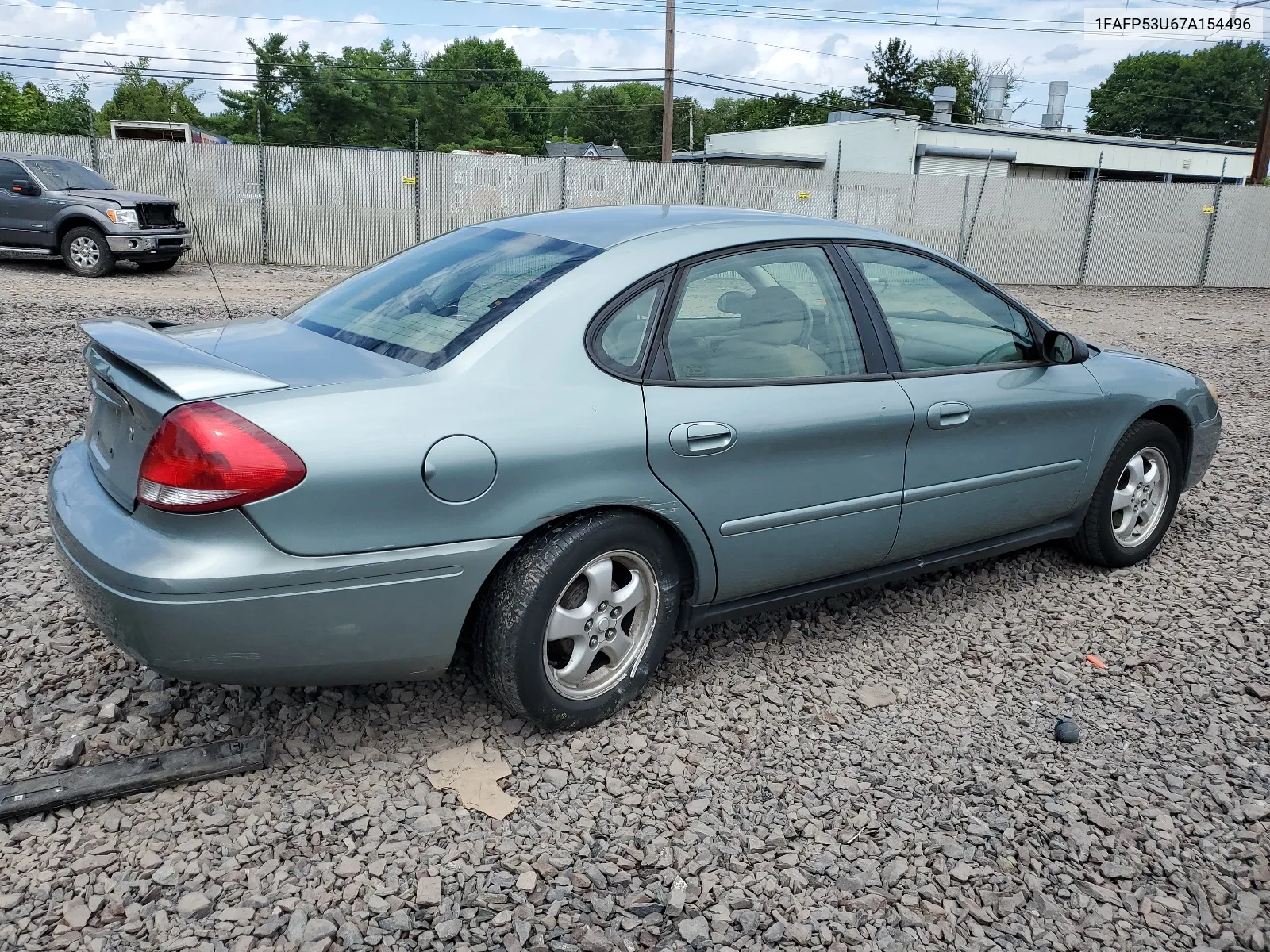 2007 Ford Taurus Se VIN: 1FAFP53U67A154496 Lot: 65523664