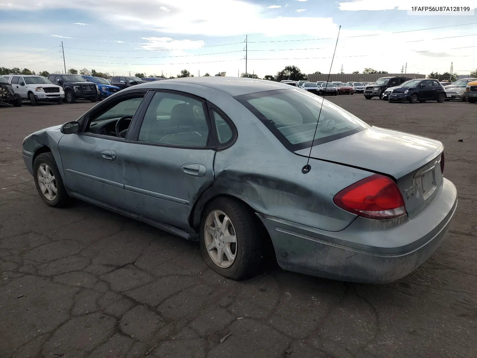 2007 Ford Taurus Sel VIN: 1FAFP56U87A128199 Lot: 67312254