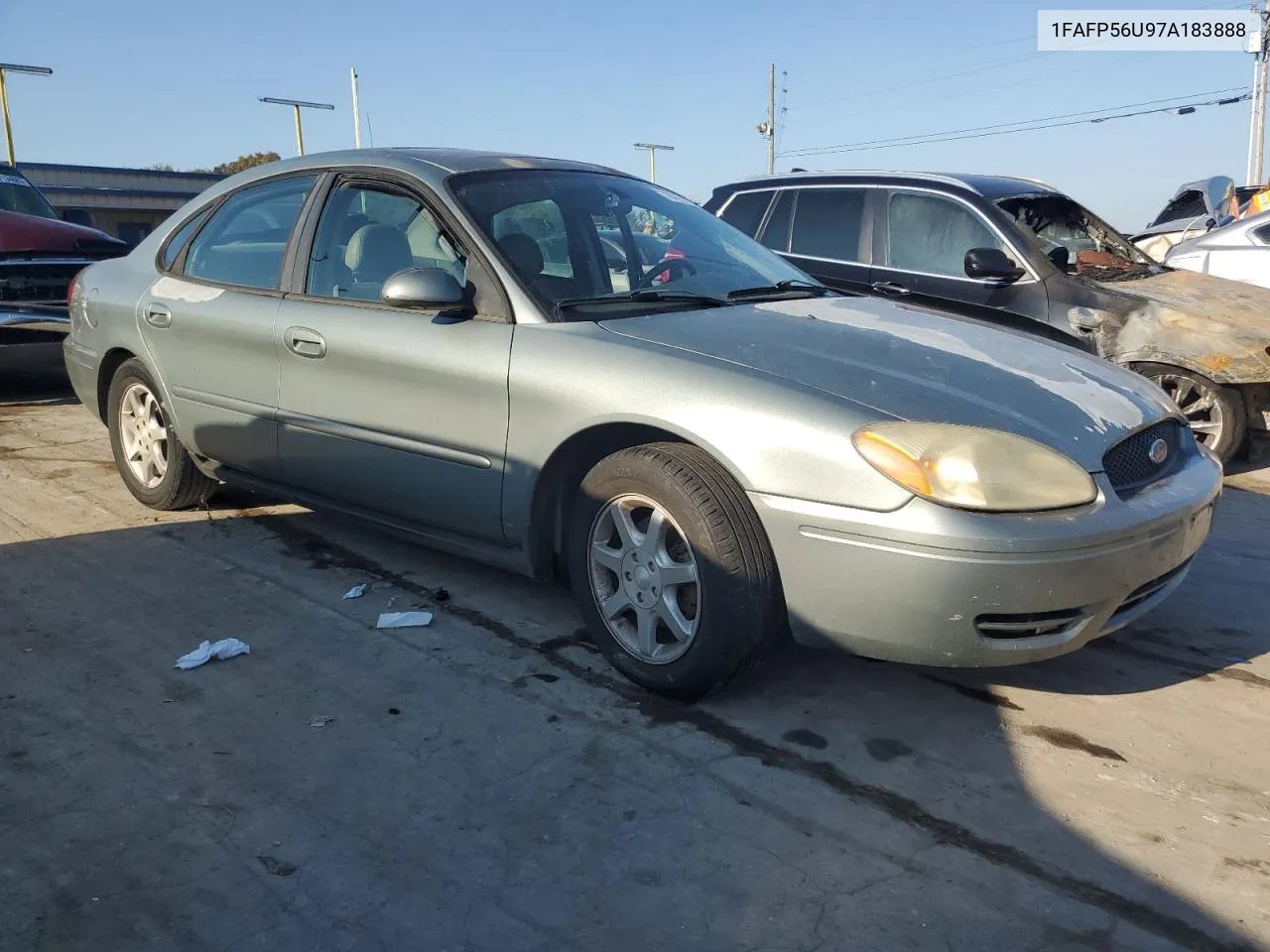 2007 Ford Taurus Sel VIN: 1FAFP56U97A183888 Lot: 70425903