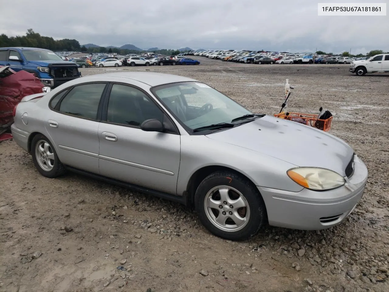 2007 Ford Taurus Se VIN: 1FAFP53U67A181861 Lot: 72177264