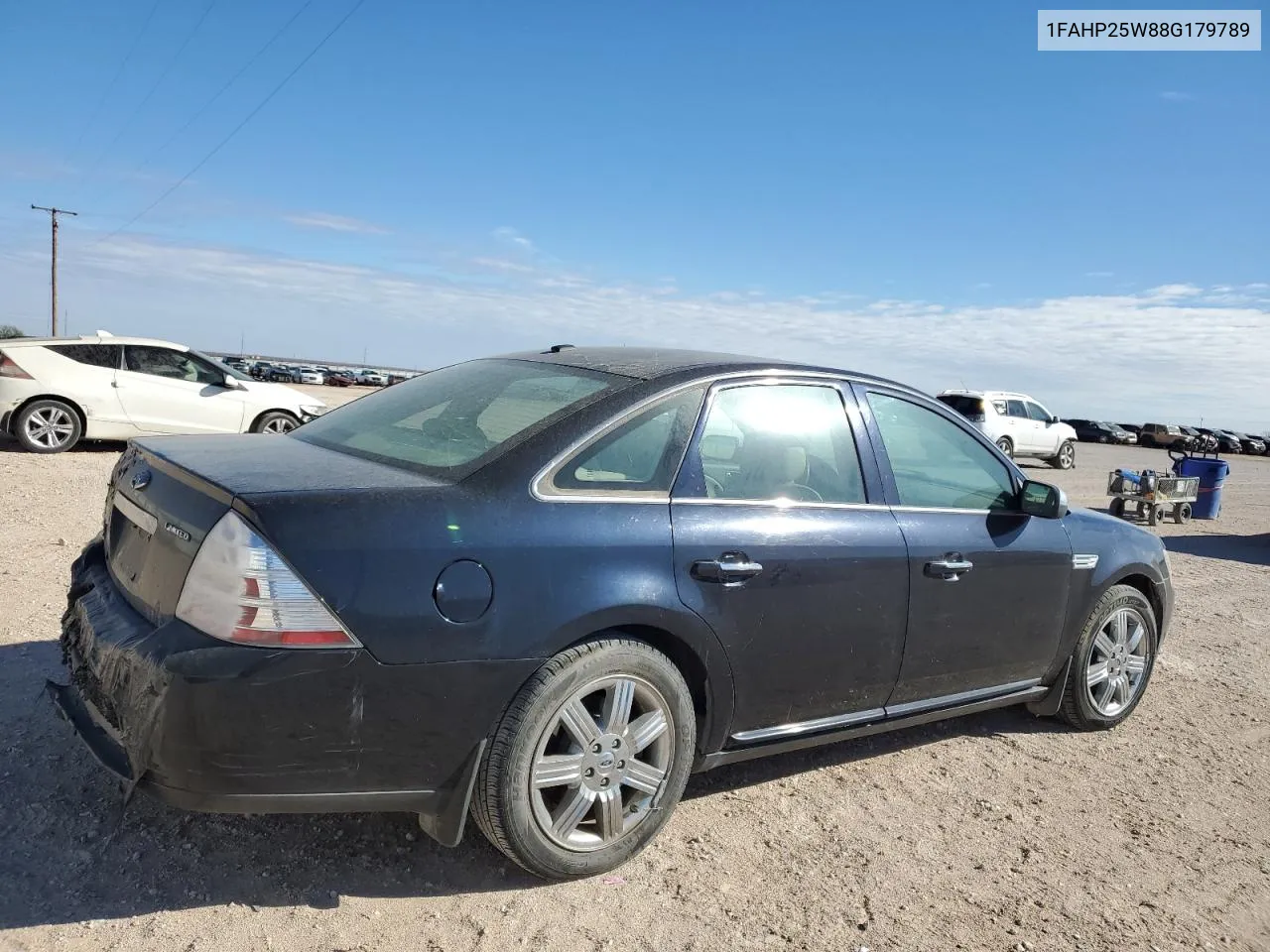 2008 Ford Taurus Limited VIN: 1FAHP25W88G179789 Lot: 49215834