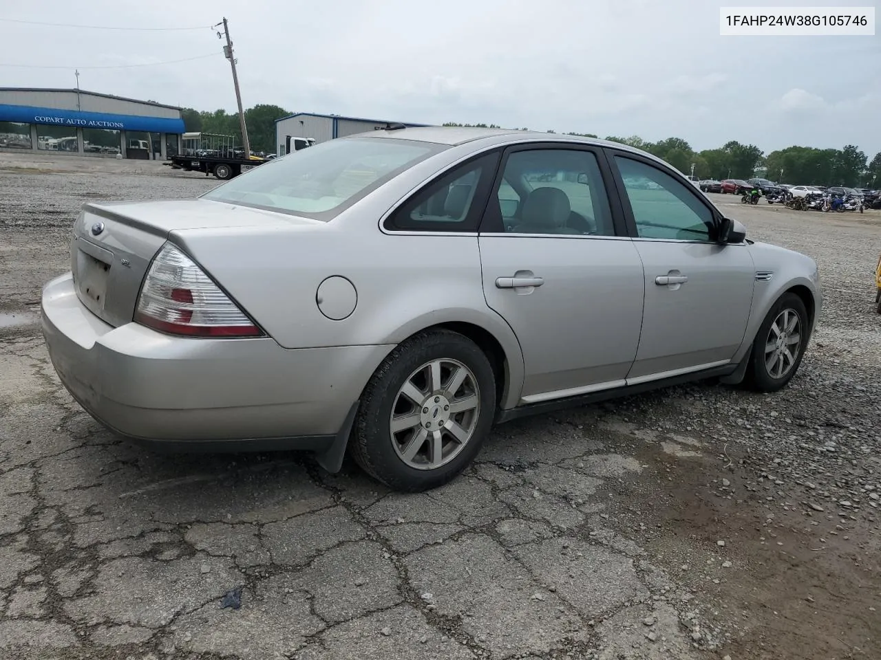 2008 Ford Taurus Sel VIN: 1FAHP24W38G105746 Lot: 51187554