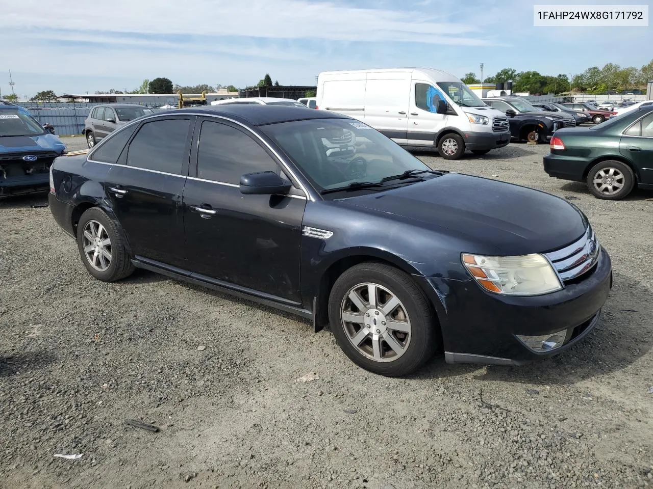 2008 Ford Taurus Sel VIN: 1FAHP24WX8G171792 Lot: 51248684